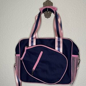 Fresh Pickle Lola Pink and Blue Women's Pickleball Tote Racquet Gym Bag